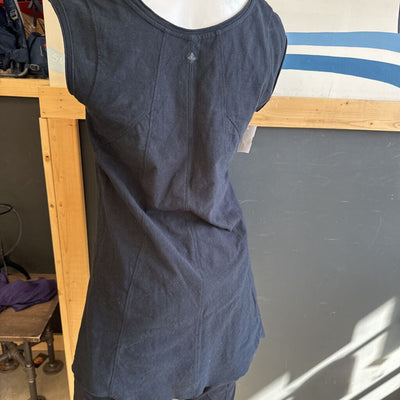 Prana - Women's T-Shirt Long Flowy Tank - MSRP $88: Black-women-MD