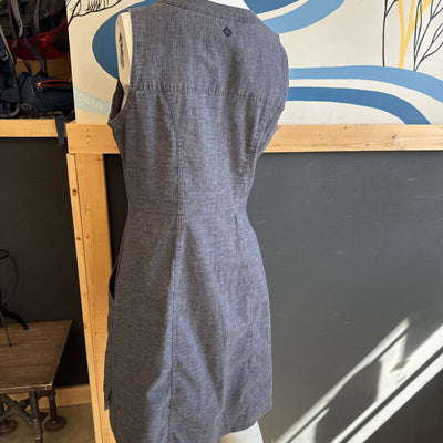 Prana - Women's Button Dress - MSRP $148: Grey-women-MD