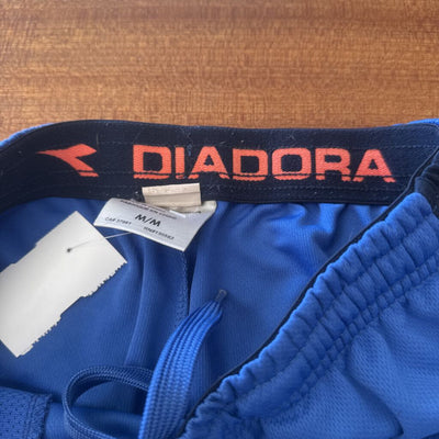 Diadora - Kid's Active Shorts : Blue/Black-children-Yxl