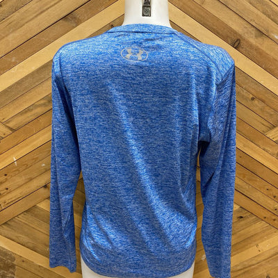 Under Armour - Women's Fitted Active L/S: Blue -women-LG