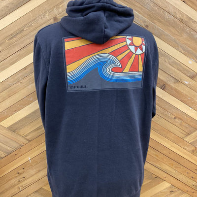 Ripcurl - Men's Hoodie - MSRP $84 : Black -men-LG