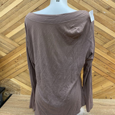 Fig - Women's Longsleeve - MSRP $130: Brown-women-LG