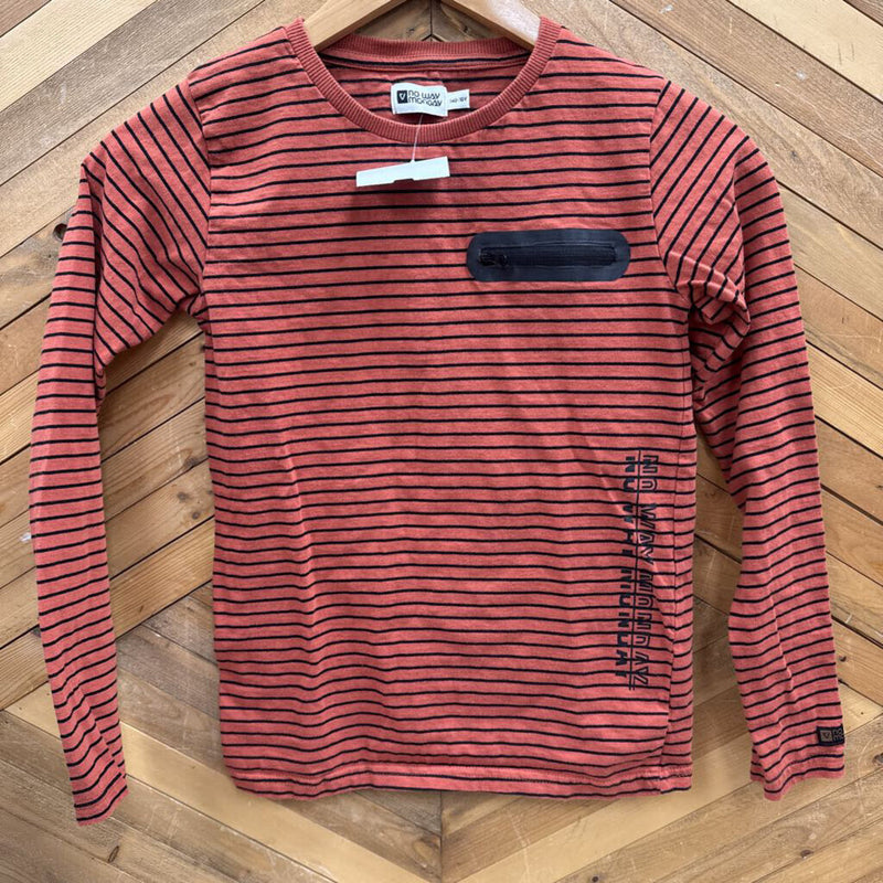 No Way Monday - Youth Longsleeve - MSRP $30: Orange/Black-children-10Y