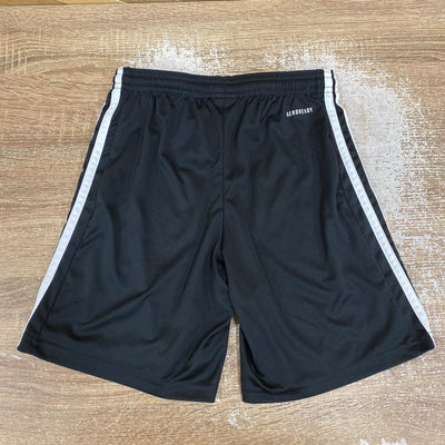 Adidas - Kid's Active Shorts : Black/White-children-11-12Y