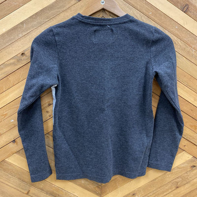Diadora - Kid's Longsleeve : Grey/White-children-MD