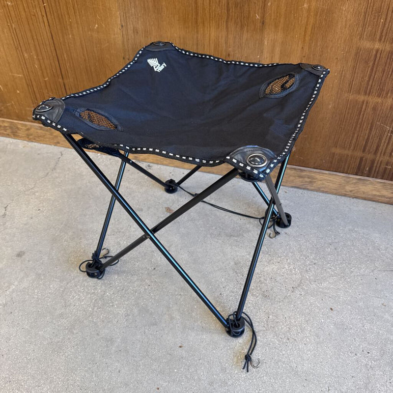 Hillary - Folding Camp Table: Black--19"x19"x17.5"