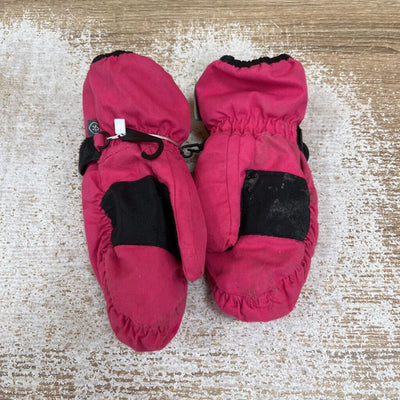 Color Kids - kids Mitts - MSRP $27: Pink/Black-children-