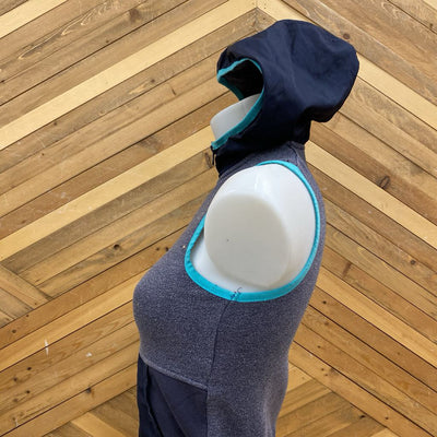 Gap- Youth Vest Hooded : Navy Teal -children-XS Y