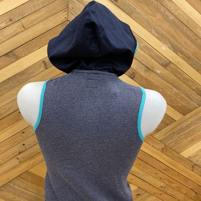 Gap- Youth Vest Hooded : Navy Teal -children-XS Y