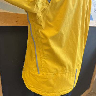 MEC - Women's Rain Cycling Jacket - MSRP compared $264: Yellow/Grey-women-LG