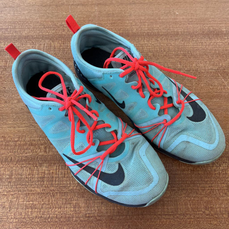 Nike - Youth Training Cross Compete Shoes: Blue/Black/Orange-children-5.5