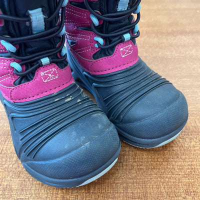 Merrell - Little Kids' Snow Quest Lite 3.0 Jr. Waterproof Boots - MSRP $75: Navy/Pink-children-8M