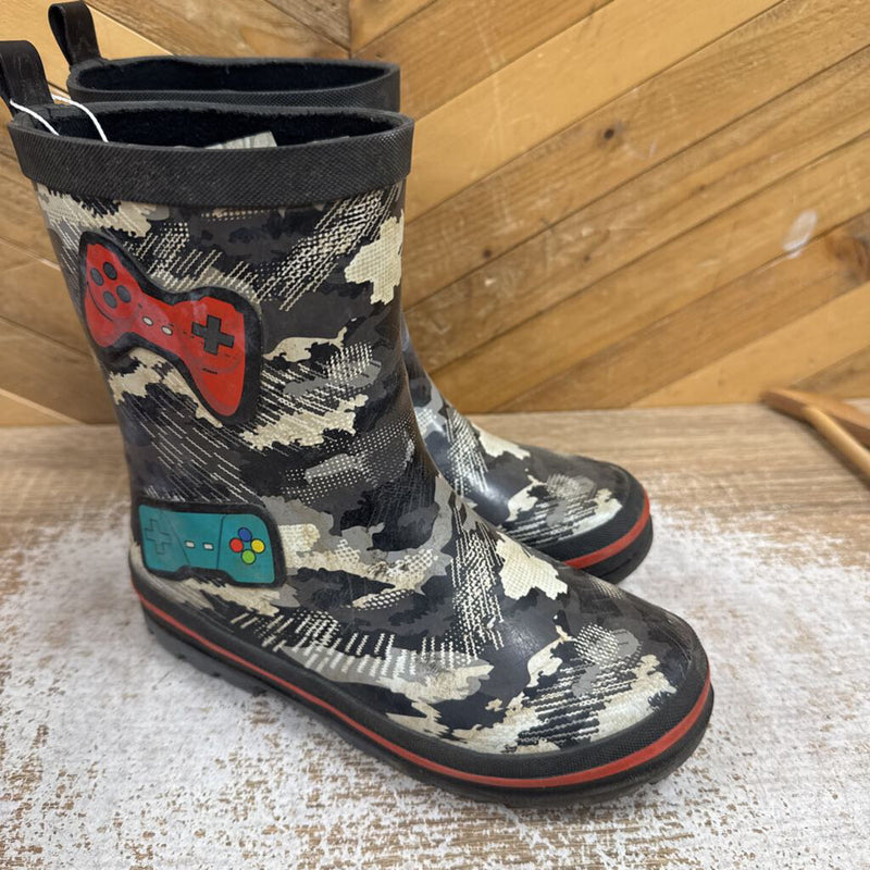 George - kids Rain Boo: BLack Grey -children-12T