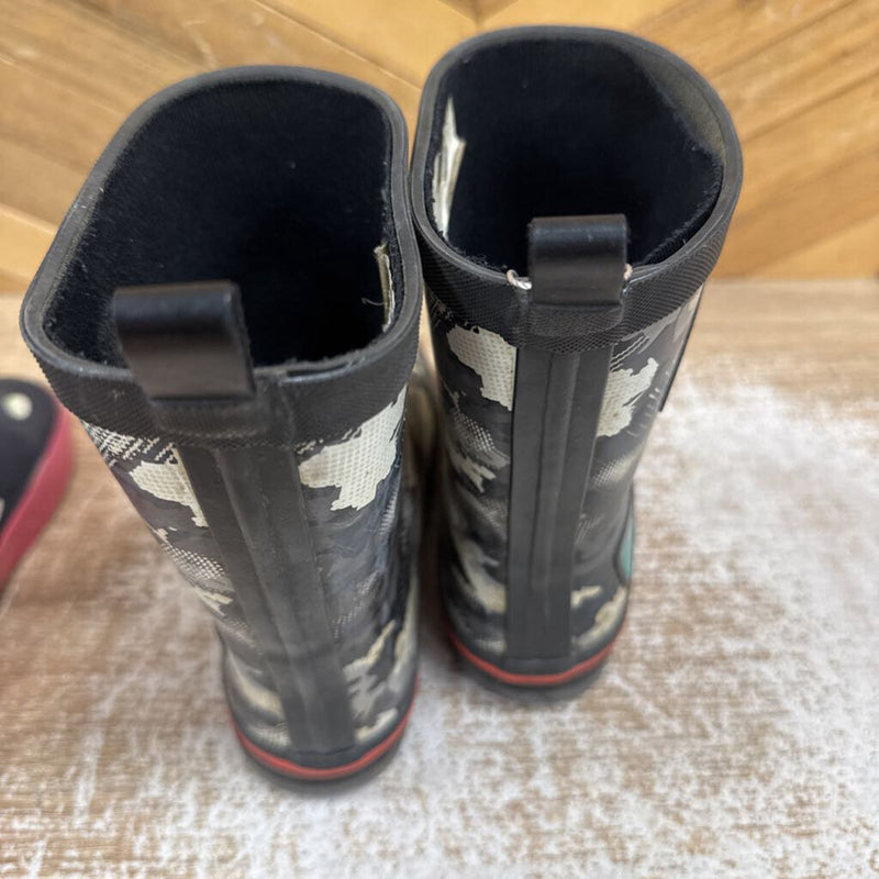 George - kids Rain Boo: BLack Grey -children-12T