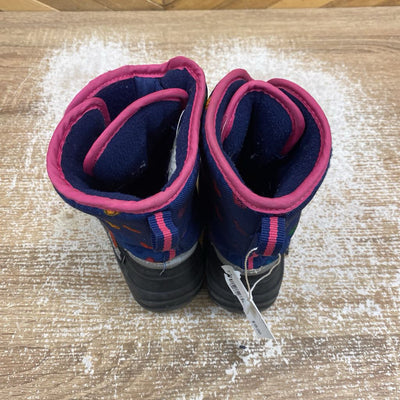 Toddler Insulated Winter Boot : Blue Pink -children-9T