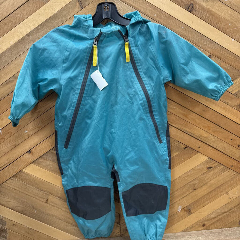 Cloudveil - One Piece Rain Suit : Teal -children-24M