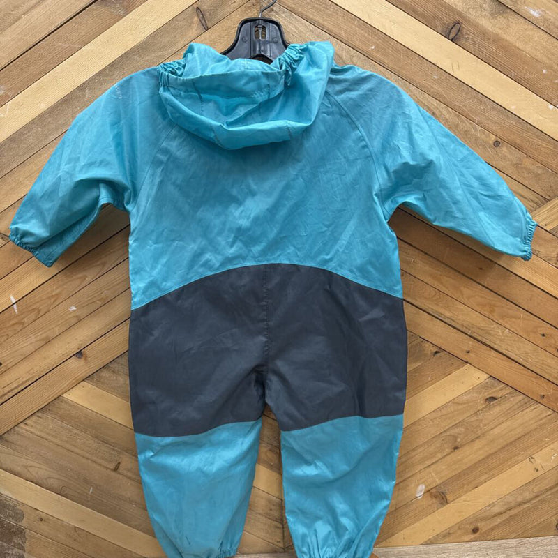Cloudveil - One Piece Rain Suit : Teal -children-24M