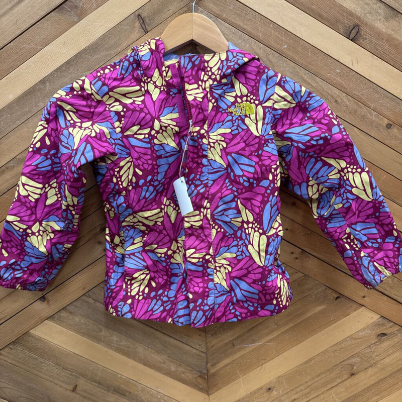 The North Face - Girls Rain Jacket - MSRP $115 : Pink Floral -children-4T