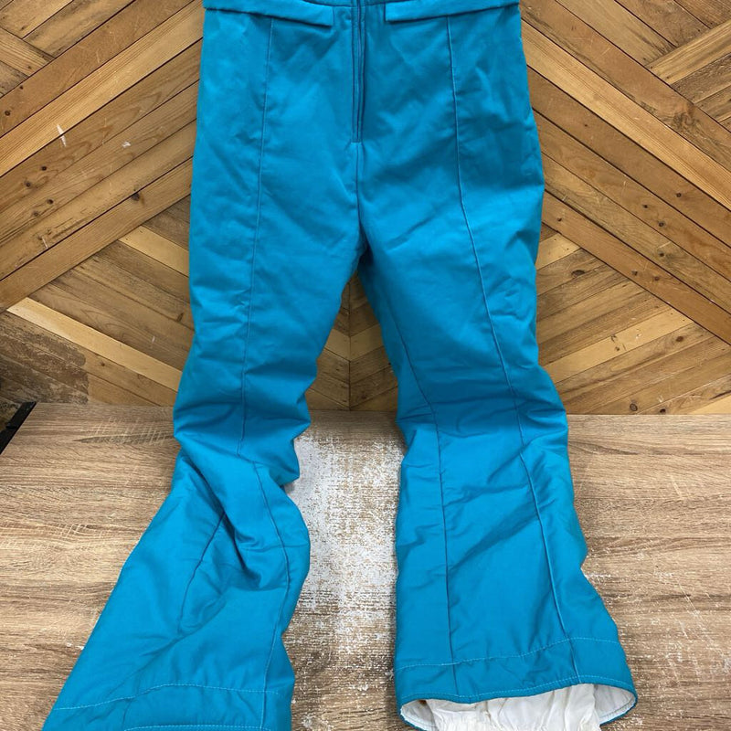 Jardi - Vintage Bib Ski Pants : Teal -women-12