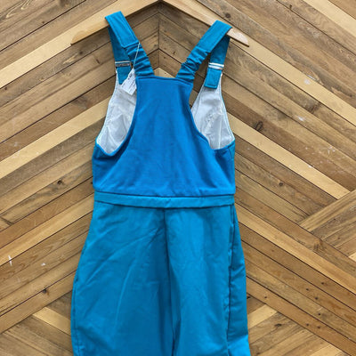Jardi - Vintage Bib Ski Pants : Teal -women-12