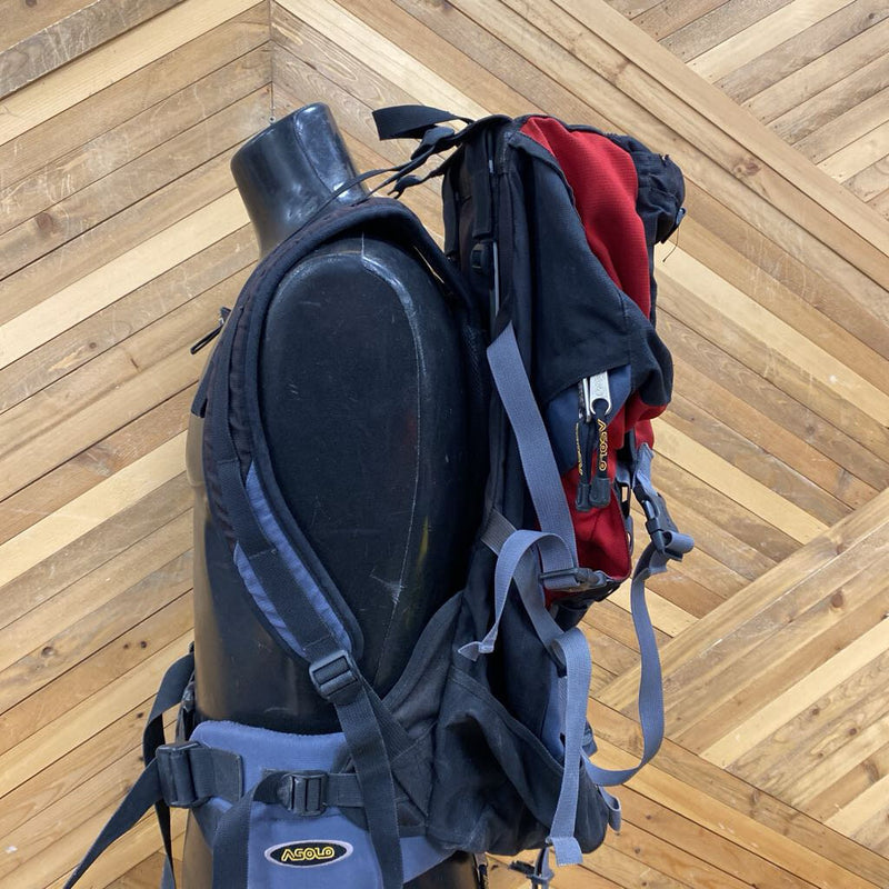 Asolo - pursuit backpack: Black Red --