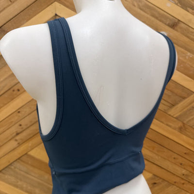 Lululemon -Women's Cropped Tank : Navy -women-8