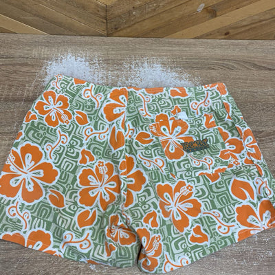 XelHa - Women's Board Shorts : Orange Green -women-LG