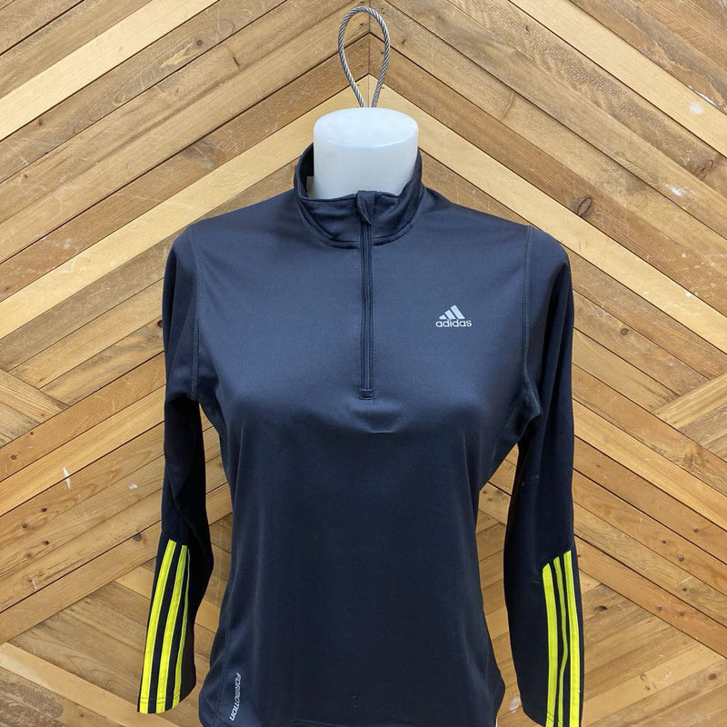 Adidas - ClimaCool Black Zip-Up Jacket: black-men-MD
