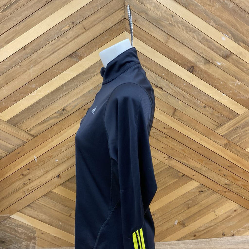 Adidas - ClimaCool Black Zip-Up Jacket: black-men-MD