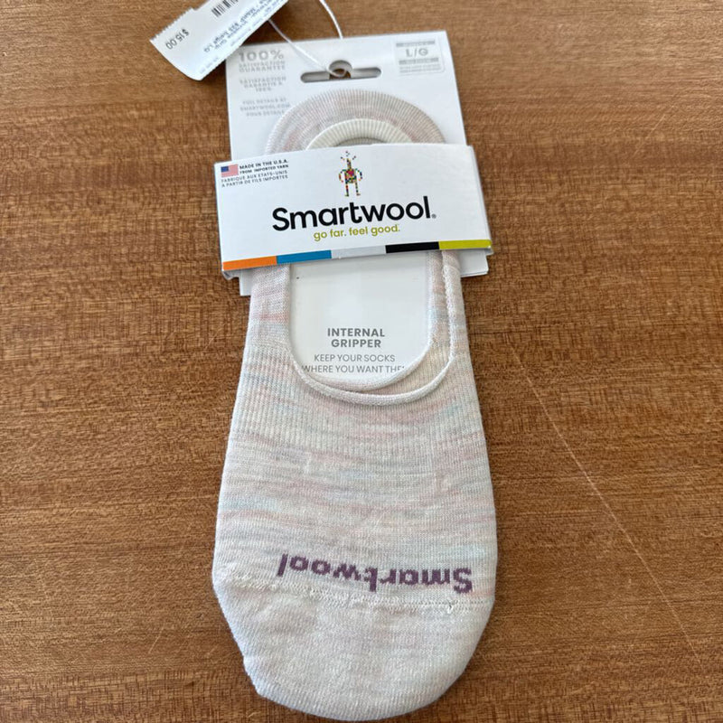 Smartwool- Invisible Grip Socks - MSRP $23: beige-women-LG