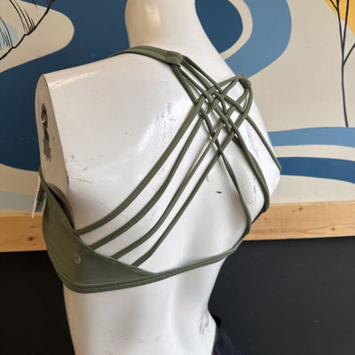 Lululemon - Strappy Sports Bra - MSRP $68: green-women-10
