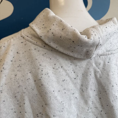 tentree- Women's Cowl Neck Sweater- MSRP $108: light grey-women-LG