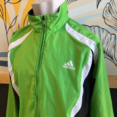 Adidas - Men's Green Windbreaker Jacket - MSRP $130 : Green-men-LF