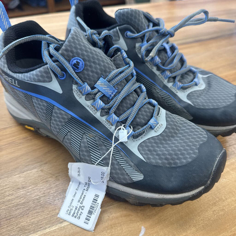Merrell Trail Running Shoes: Gray-women-6.5