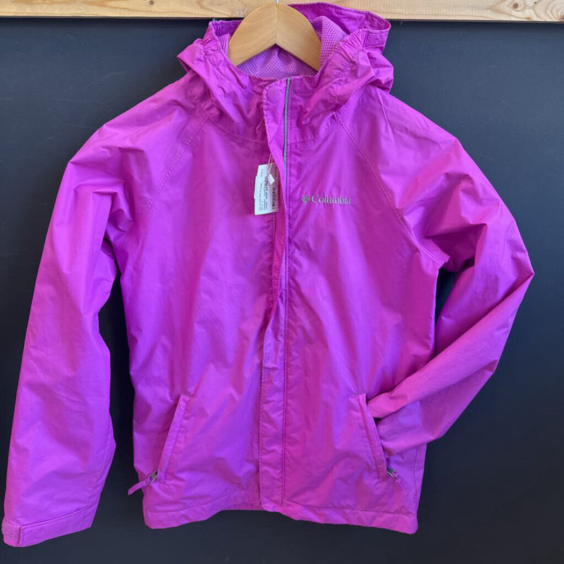 Columbia - Youth Rain Shell Jacket - MSRP $89: Pink -children-MD Y