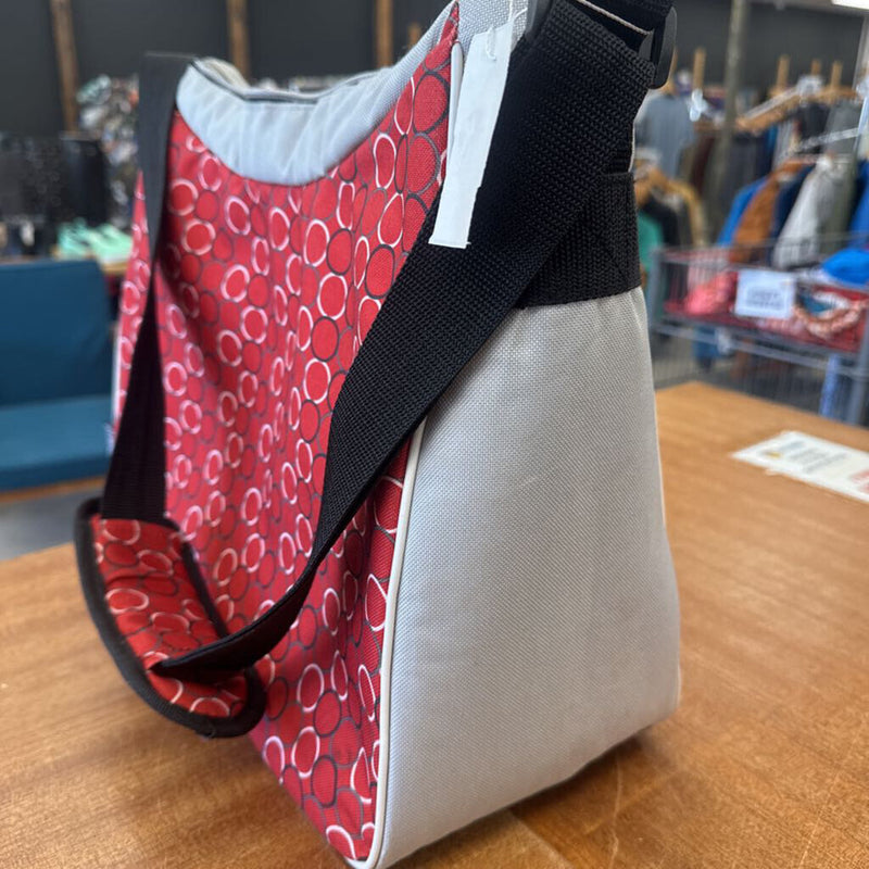 Coleman Red Dot Tote Bag: red-unisex-