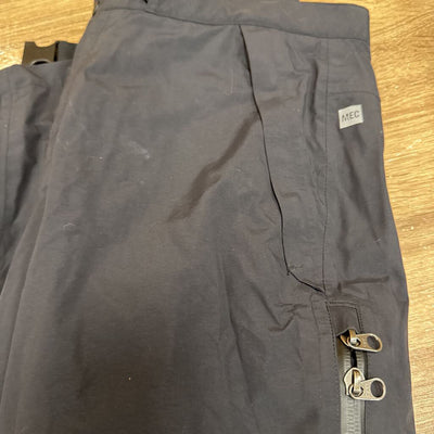 MEC - Men's Rain Shell Pants PERTEX - MSRP compared $200: blue, black-men-34