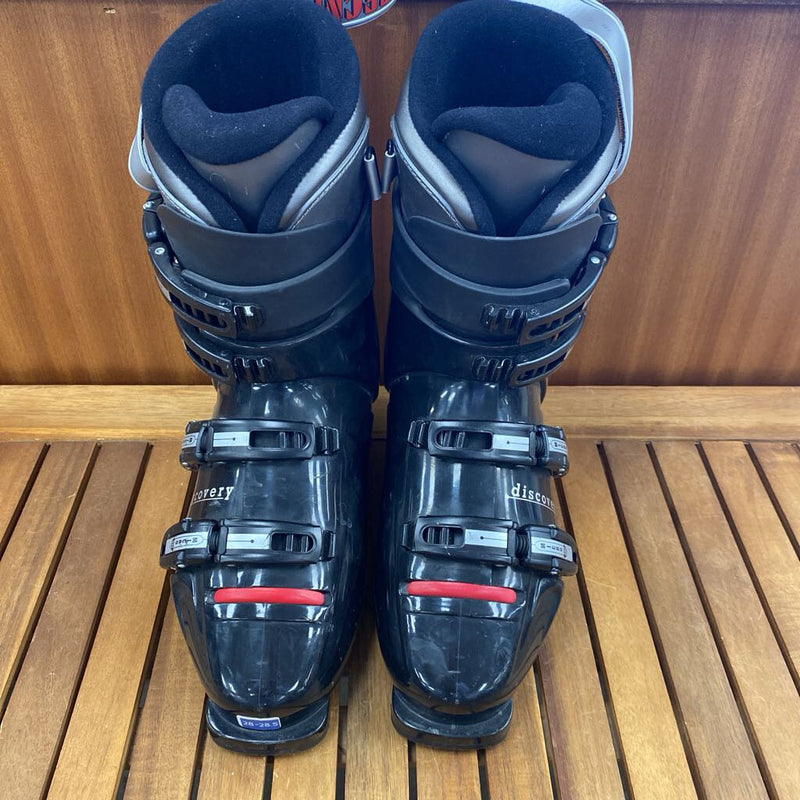 Tecnica - Discovery TS10 Downhill Ski Boots : Black/Red/Grey-unisex-28.5