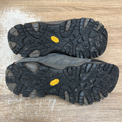 Merrell - Men's Moab 3 Waterproof - MSRP $170: Grey/Black-men-M11.5 - Wide