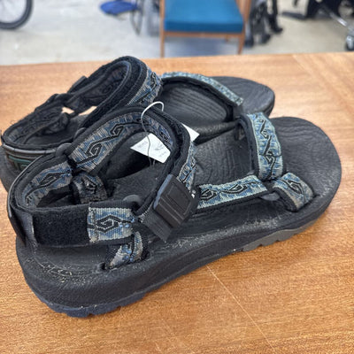 Teva - Men's Black and Blue Strapped Sandals - MSRP $95 : black-men-9
