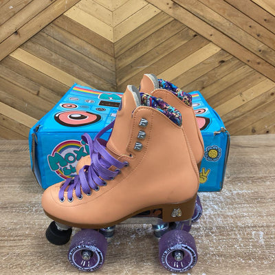 Moxi - Beach Bunny Roller Skates - MSRP $189: Peach/Orange/Purple-children-6