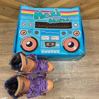 Moxi - Beach Bunny Roller Skates - MSRP $189: Peach/Orange/Purple-children-6