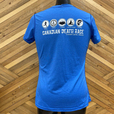 Zorrel - Men's Canadian Death Race T-Shirt: blue-unisex-LG