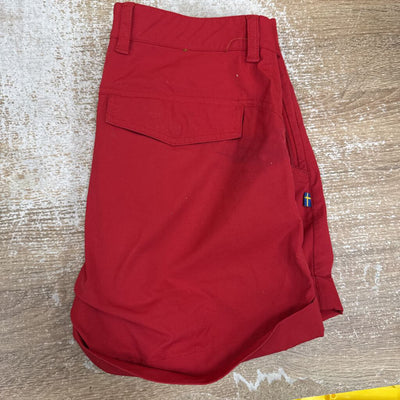 Fjallraven - Women's Abisko Stretch Shorts - MSRP $110: Red-women-30-31