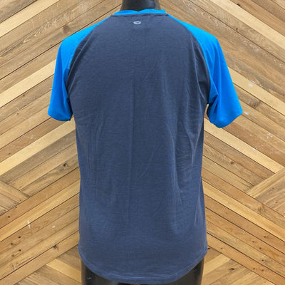 Sugoi - Men's Semi-Fit Cycling Shirt - MSRP $100: Gray/Blue-men-MD