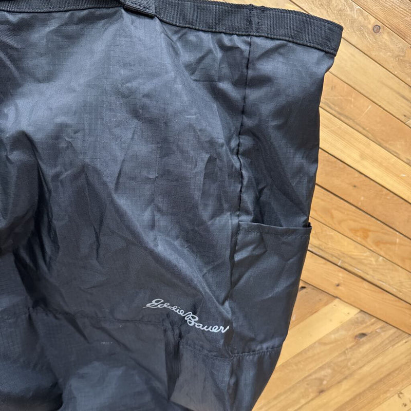 Eddie Bauer - Stowaway Packable 25L Cinch Tote Bag - MSRP $55: Black-unisex-25L