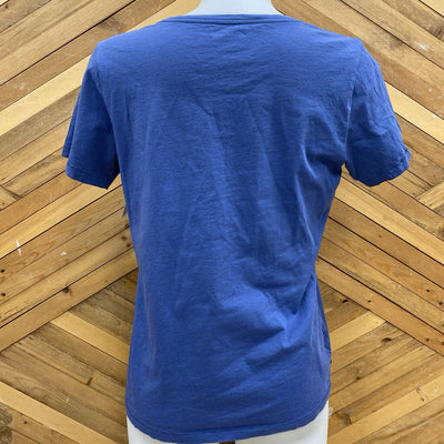 Eddie Bauer - Women's Everyday Essentials Short-Sleeve T-Shirt - MSRP $47: Blue/Purple-women-MD