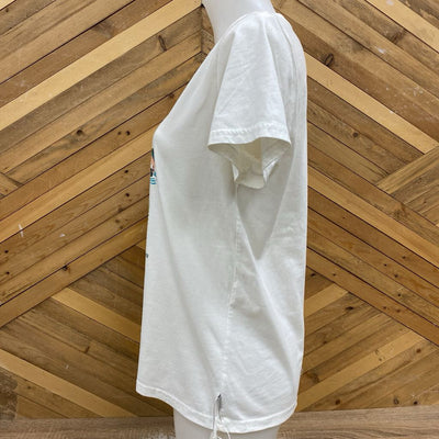 Eddie Bauer - Women's Cotton Graphic T-Shirt - MSRP $38: White/Cream-women-SM