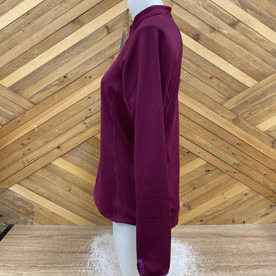 Outdoor Research - Women's 1/4 Zip Fleece Pullover - MSRP comp $120: Maroon-women-SM