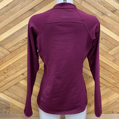 Outdoor Research - Women's 1/4 Zip Fleece Pullover - MSRP comp $120: Maroon-women-SM